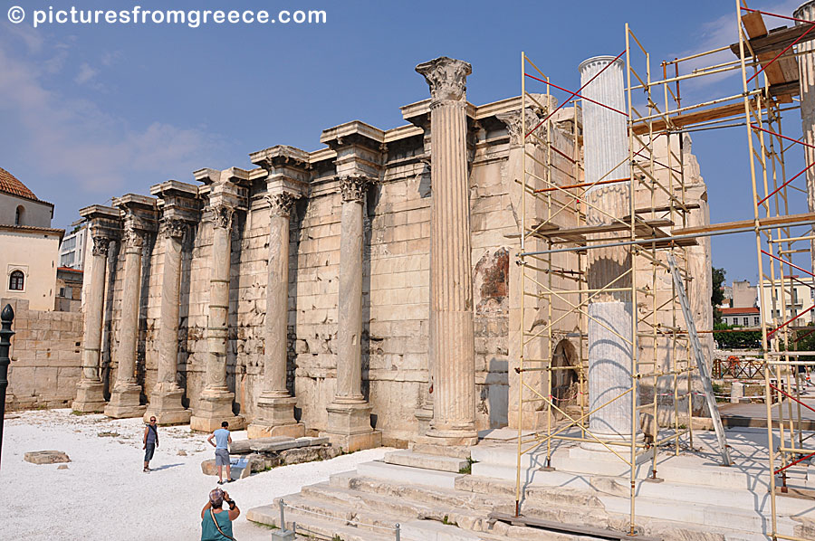 Hadrian's Library in Monastiraki in Athens.