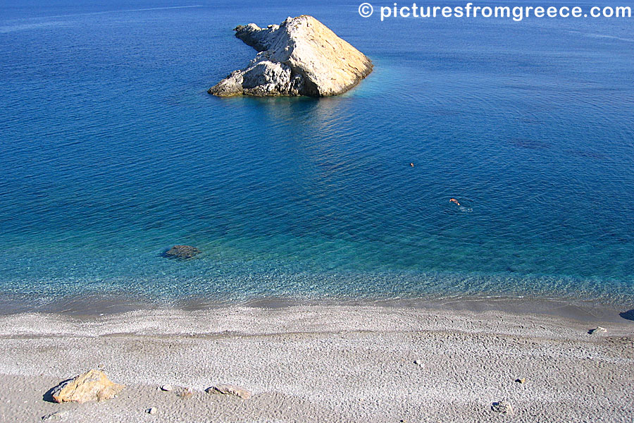 Katergo is Folegandros most beautiful beach. 