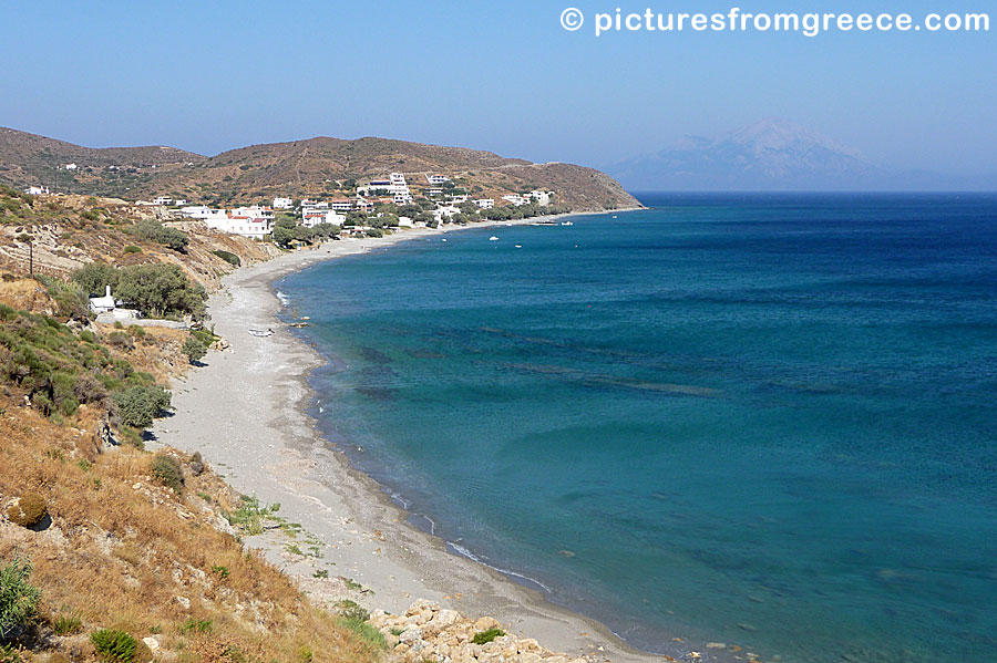 Faros beach close to the airport in Ikaria.