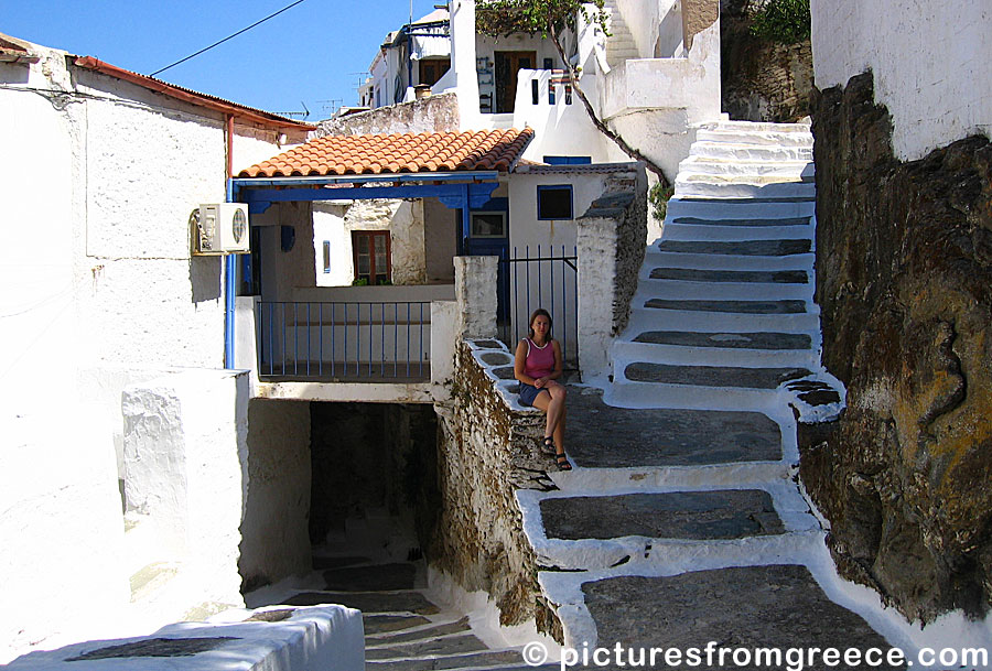 Chora in Kea is one of the three most beautiful villages in the Cyclades.