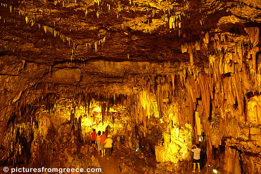 The impressive cave of Drogarati is one of Kefalonias main attractions along with Mellisani lake.