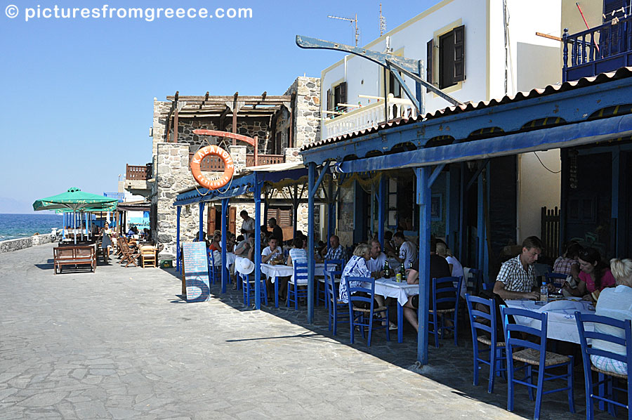 Tavernas in Mandraki on Nisyros.