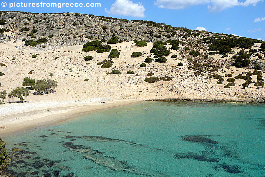 Psili Ammos is Schinoussas best sandy beach.