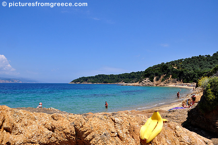 There are two beaches on Skiathos named Banana, the Little Banana is the official nudist beach.