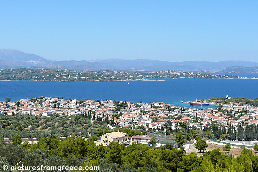 View over Spetses Town.