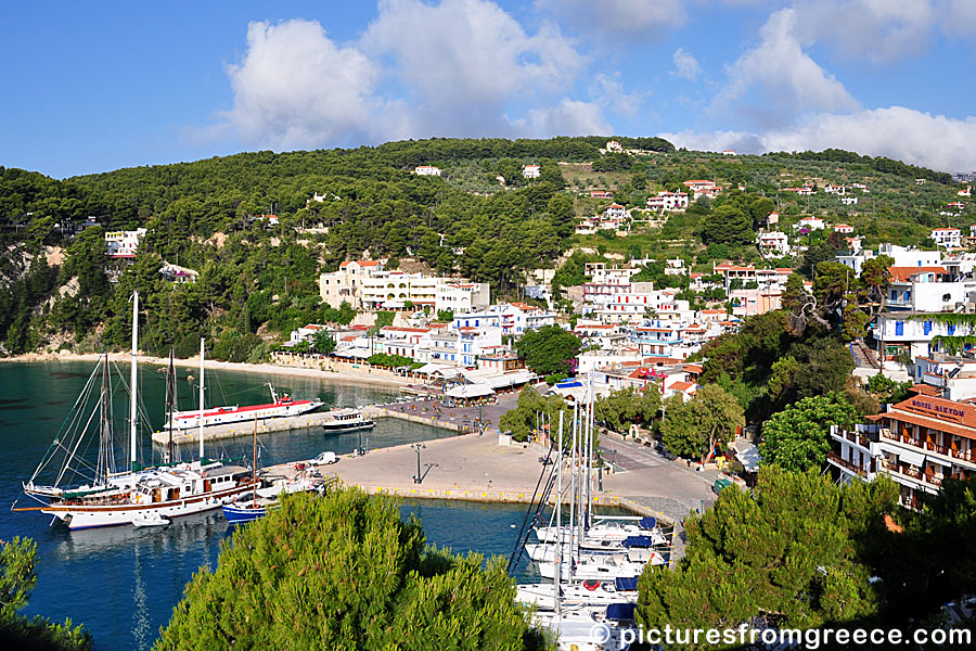 Patitiri in Alonissos seen from Nina Pension.