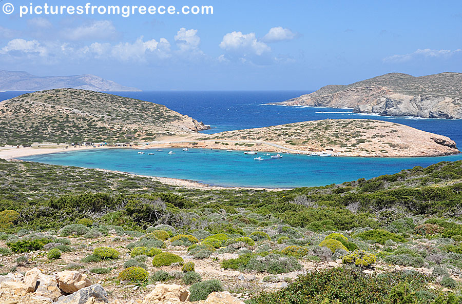 Kalotaritissa beach. Amorgos.