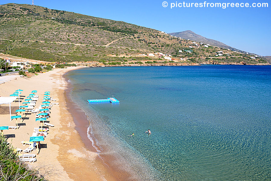 Kypri beach in Andros.