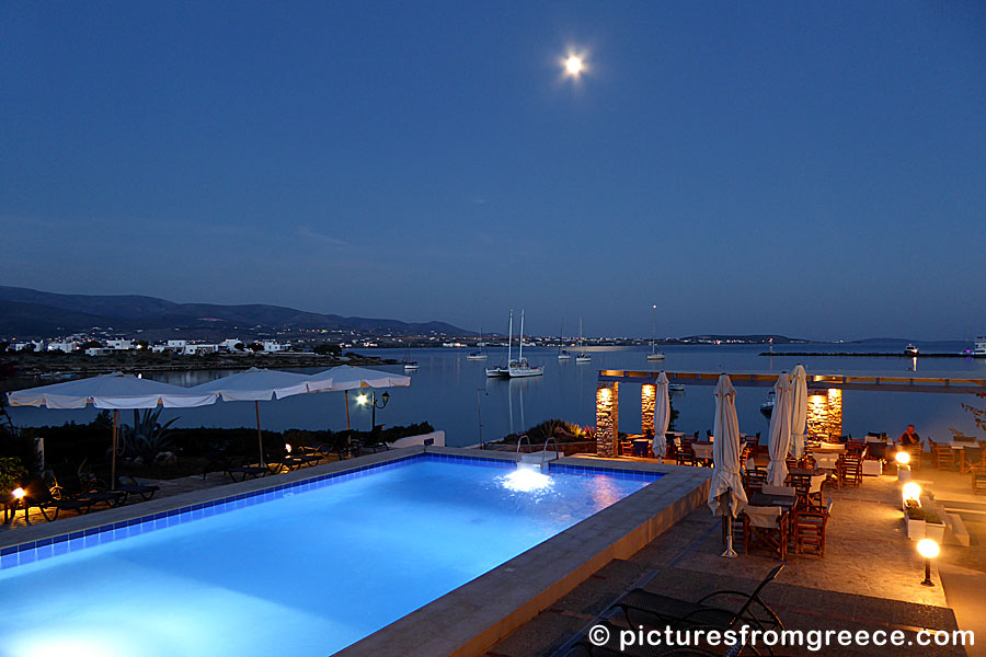 Full moon from Kouros Village in Antiparos.