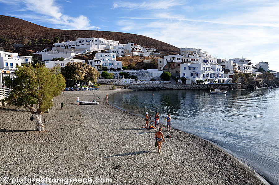 Pera Gialos beach in Astypalea.