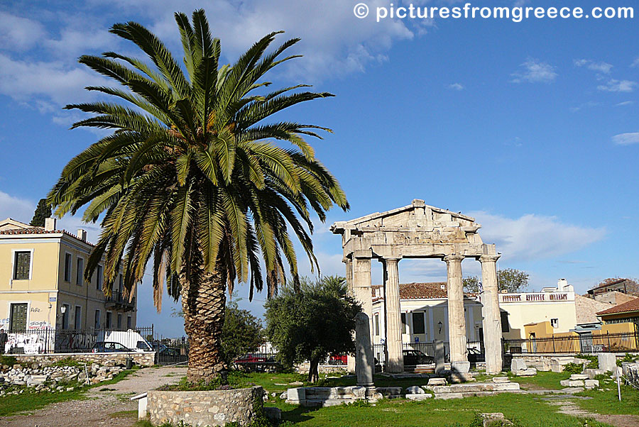 Arch of Hadrian in Athens.