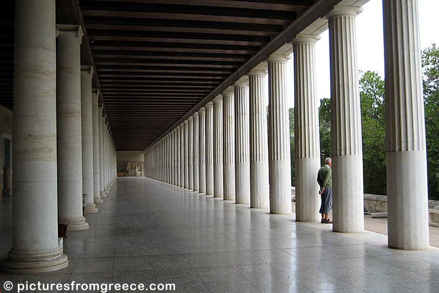 Attalos Stoa in Athens. Greece. 