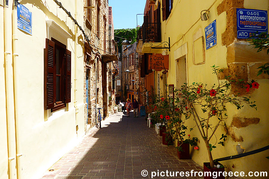 Odos Angeloy in Chania. Crete.