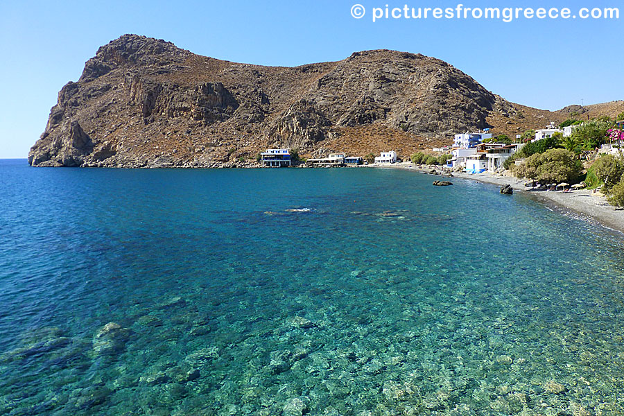 Lendas beach in southern Crete .