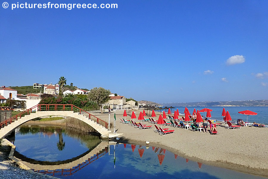 Kalives beach in Crete.