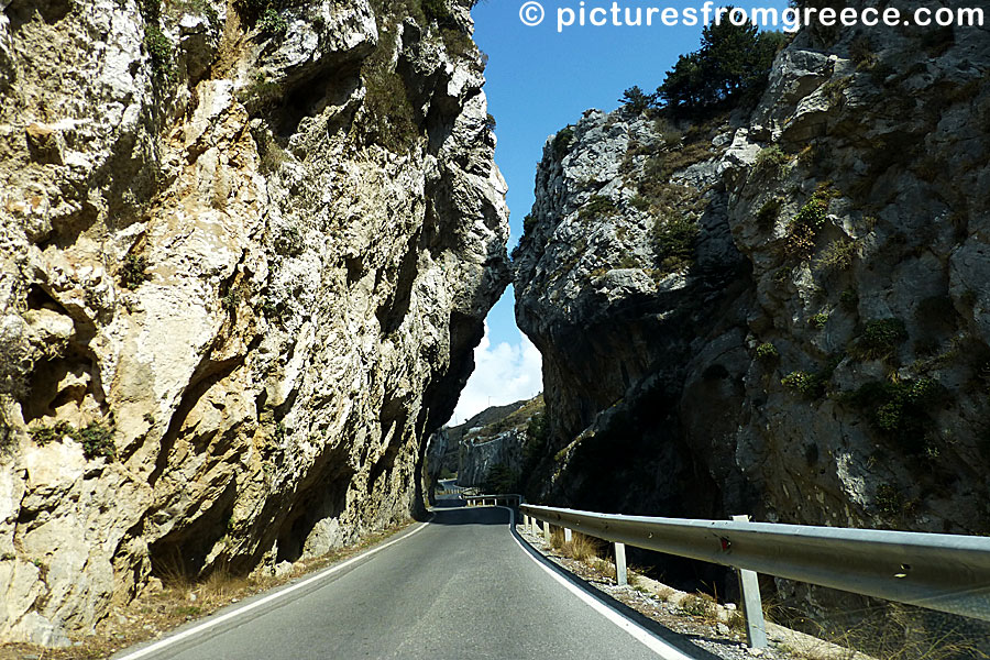 Kotsifou gorge close to Plakias in Crete.