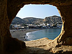 Matala caves.