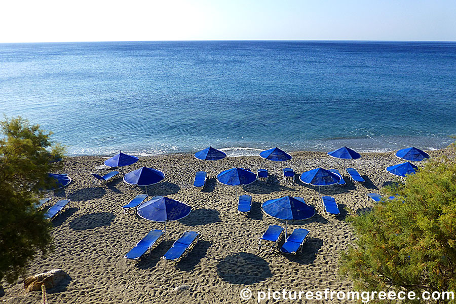 Souda beach close to Plakias in Crete.