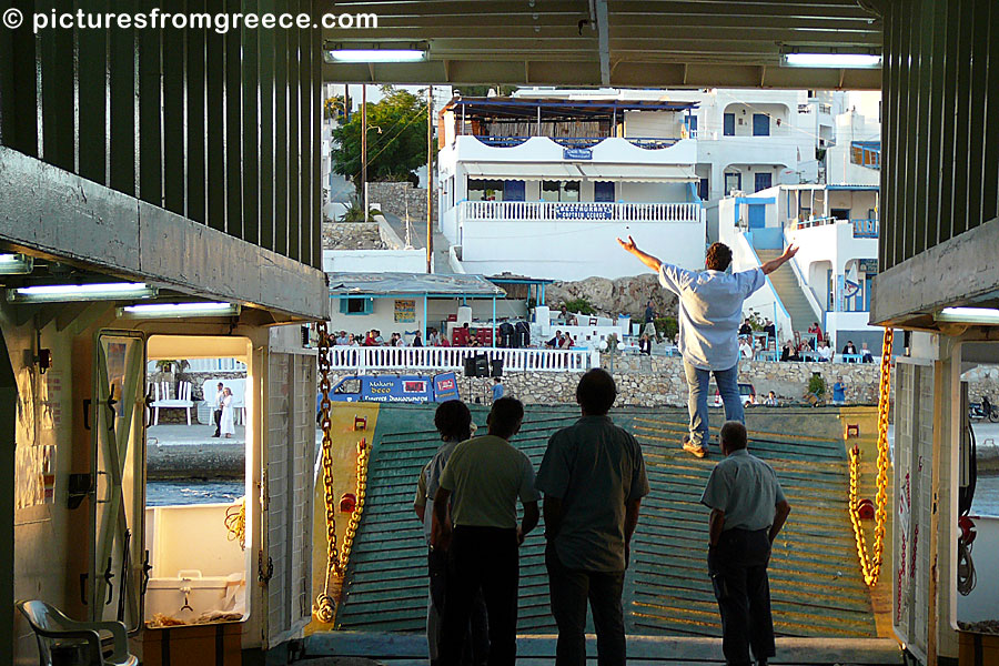 Express Skopelitis in the port of Donoussa.