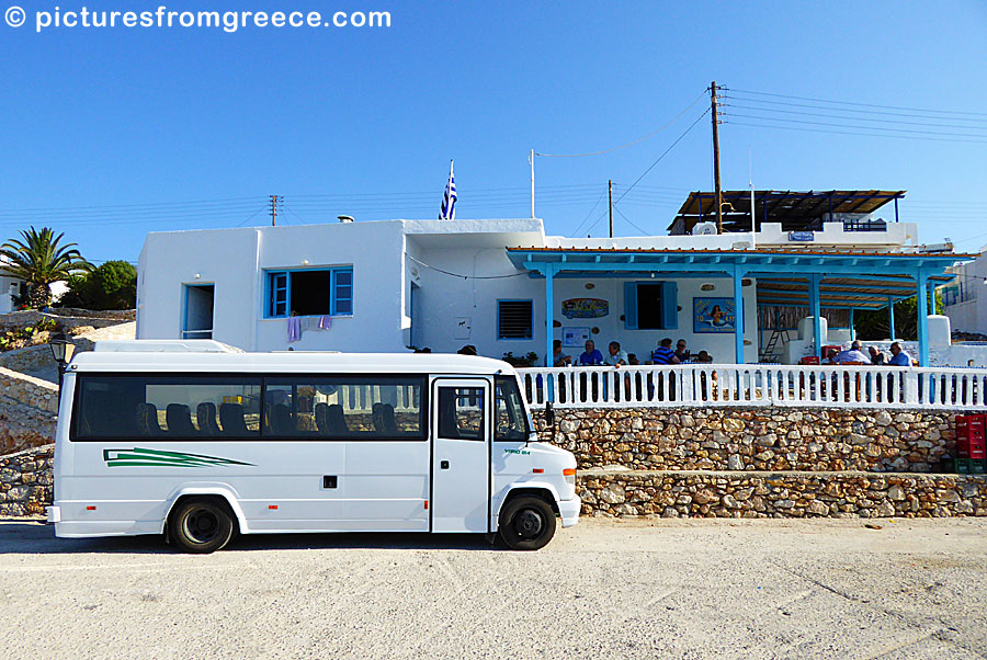 The small bus in Donoussa..