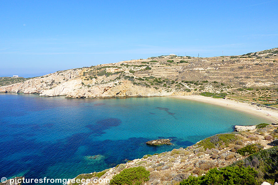 Kedros beach in Donoussa.