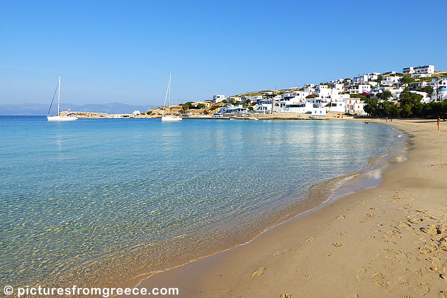 Stavros beach in Donoussa.