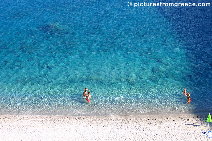 Kartego is Folegandros best and most beautifully situated beach.