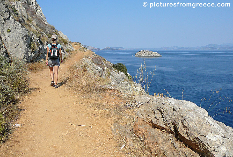 Hiking in Hydra.