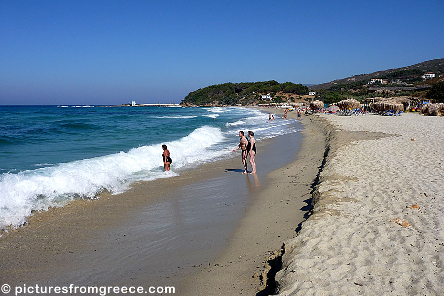 Messakti in Ikaria is one of two good beaches near Armenistis. The other beach is Livadia.