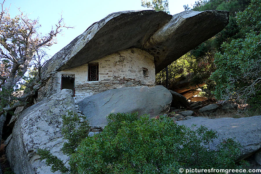 Monastery Moni Theoktistis in Ikaria.