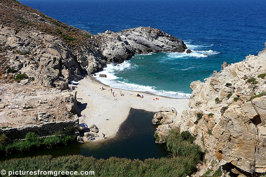 Nas beach in Ikaria.