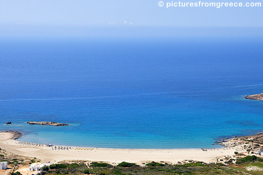 Manganari in Ios is one of the best beaches in Cyclades, and Greece..