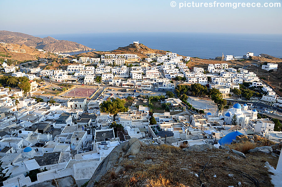 Chora the village in Ios.