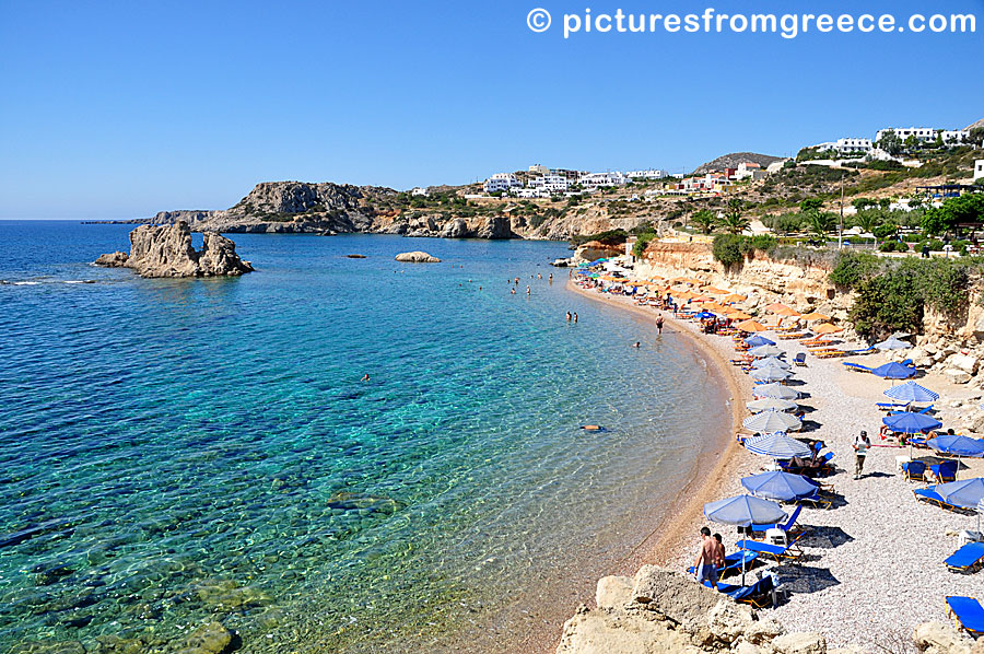 Amopi beach in Karpathos.