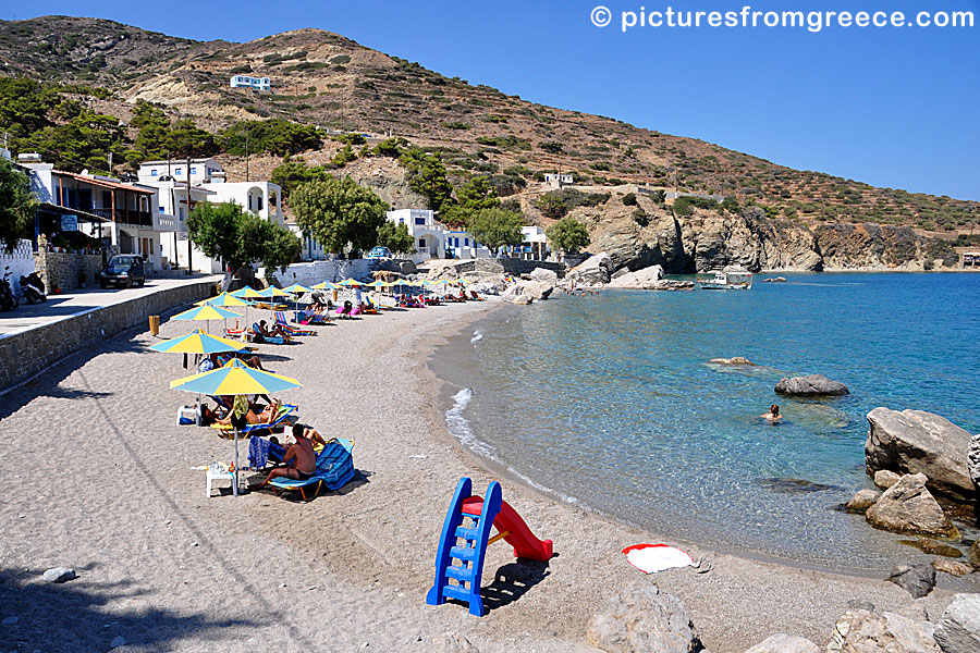 Agios Nikolaos beach  in Karpathos.