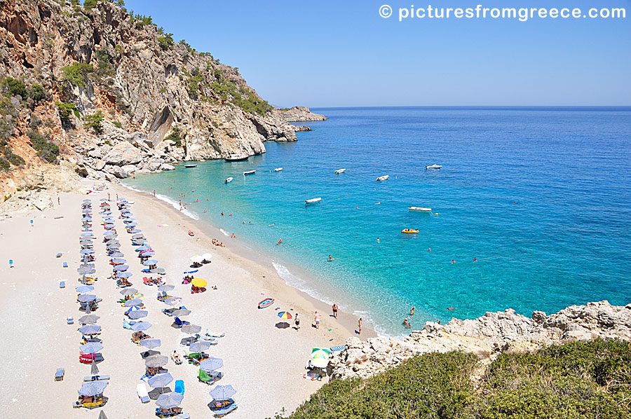 There are many very good beaches at Karpathos. Kyra Panagia is one of the best .
