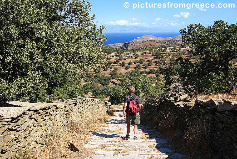Kea and Amorgos are the best islands for trekking in the Cyclades.