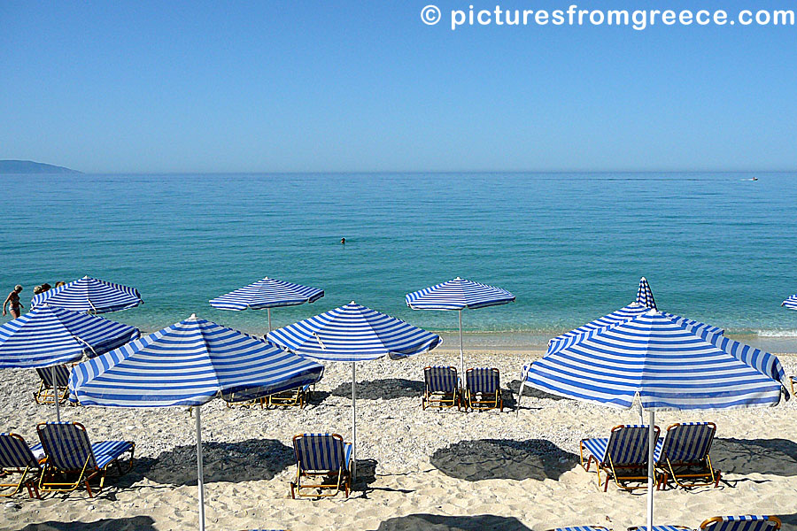 Lourda beach on Kefalonia.