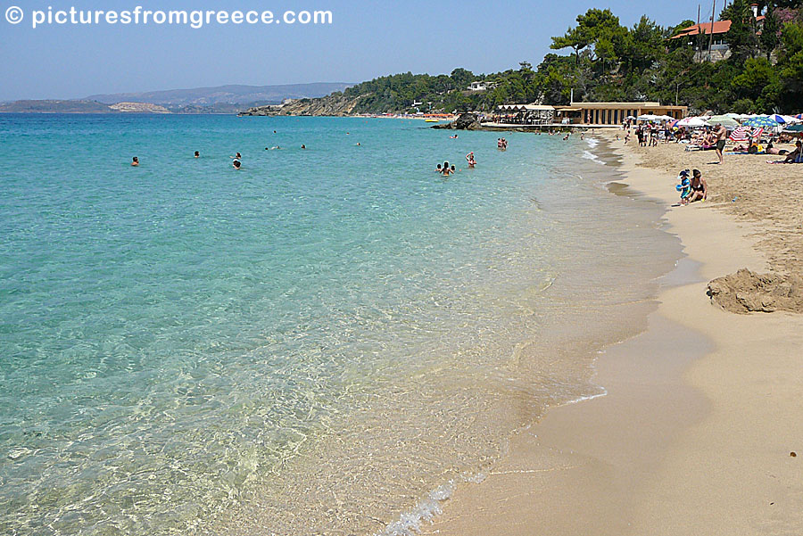 Platis Gialos beach in Kefalonia.