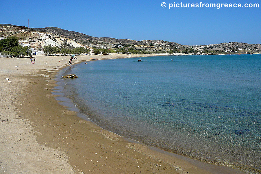 Alyki beach in Kimolos.