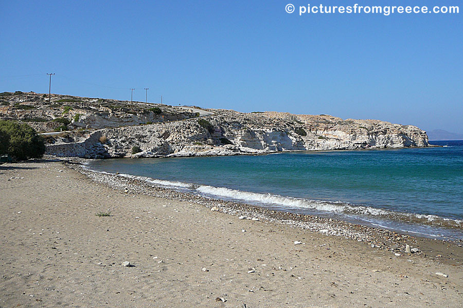 Klima beach in Kimolos.