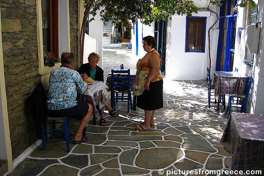 Taverna in Chora. Kythnos.