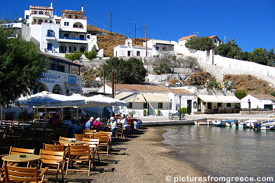 Taverna in Loutra on Kythnos.