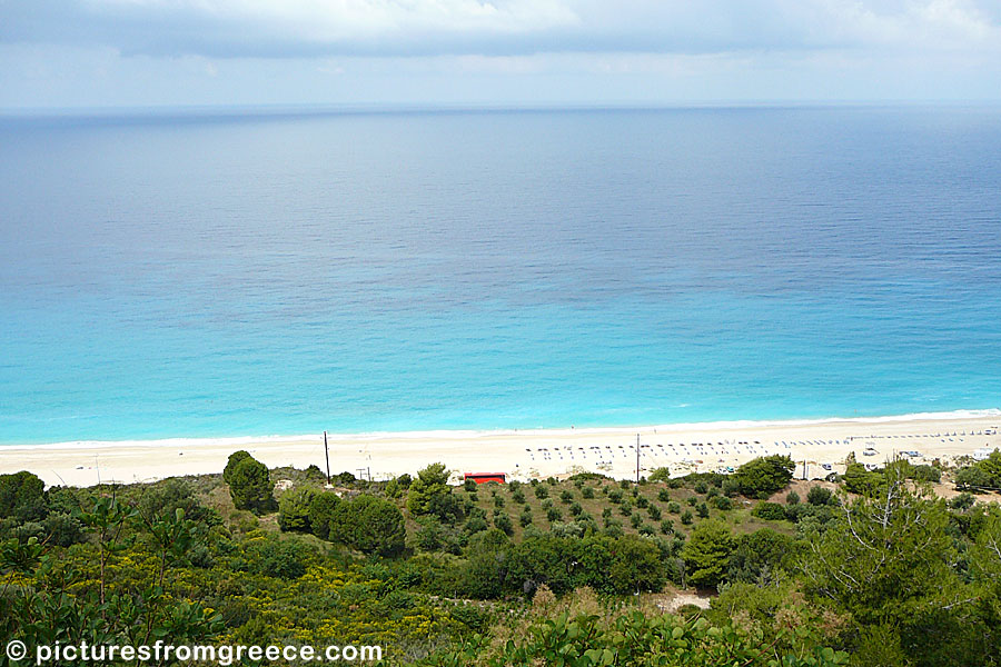 Kathisma beach in Lefkada.