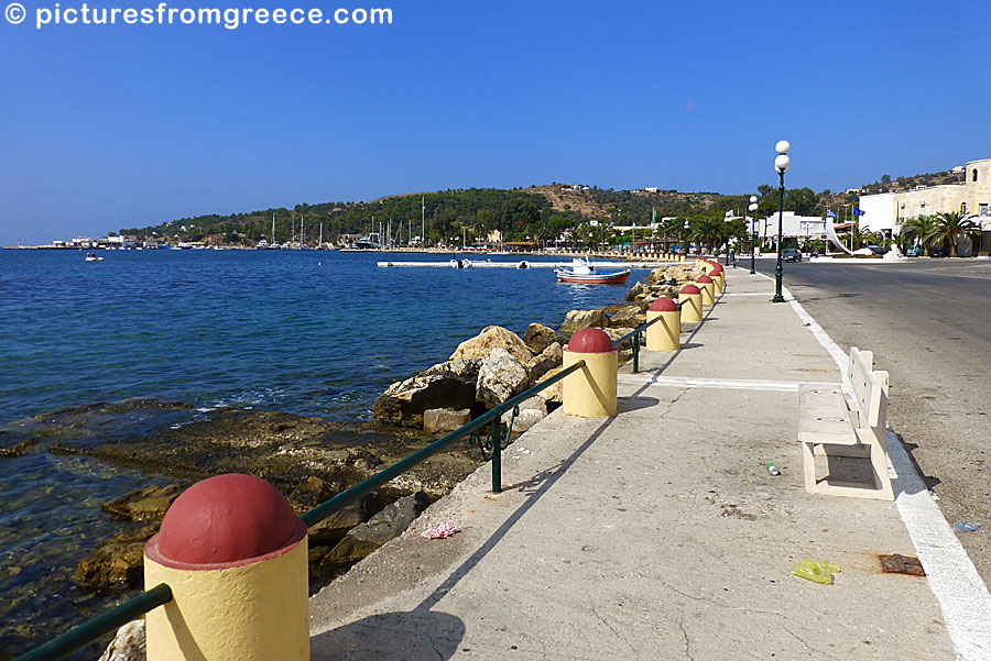 Lakki port in Leros.