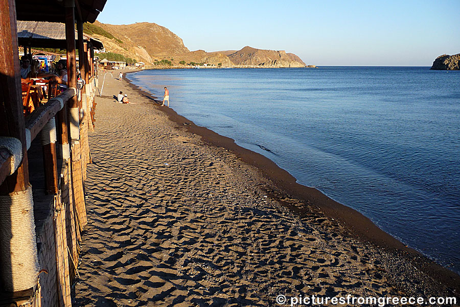 Skala Eressos beach on Lesvos.