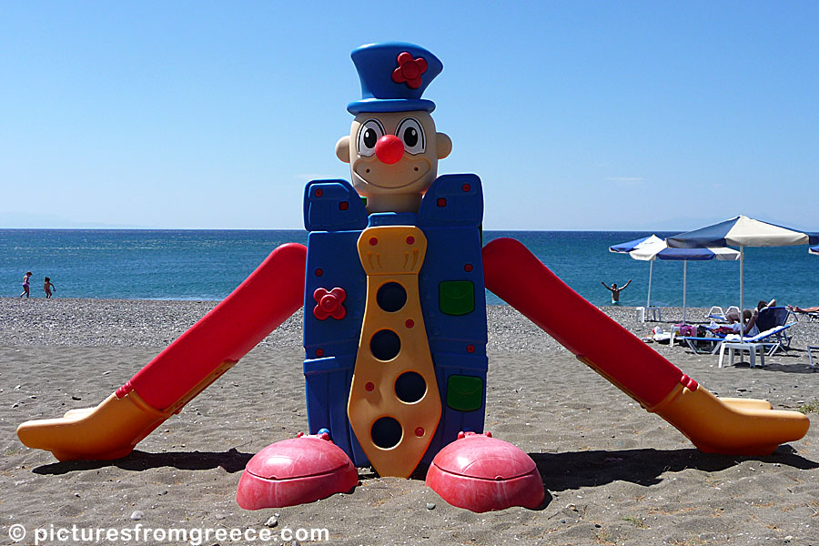 Vatera is a 10 km long and is the longest beach in Lesvos..