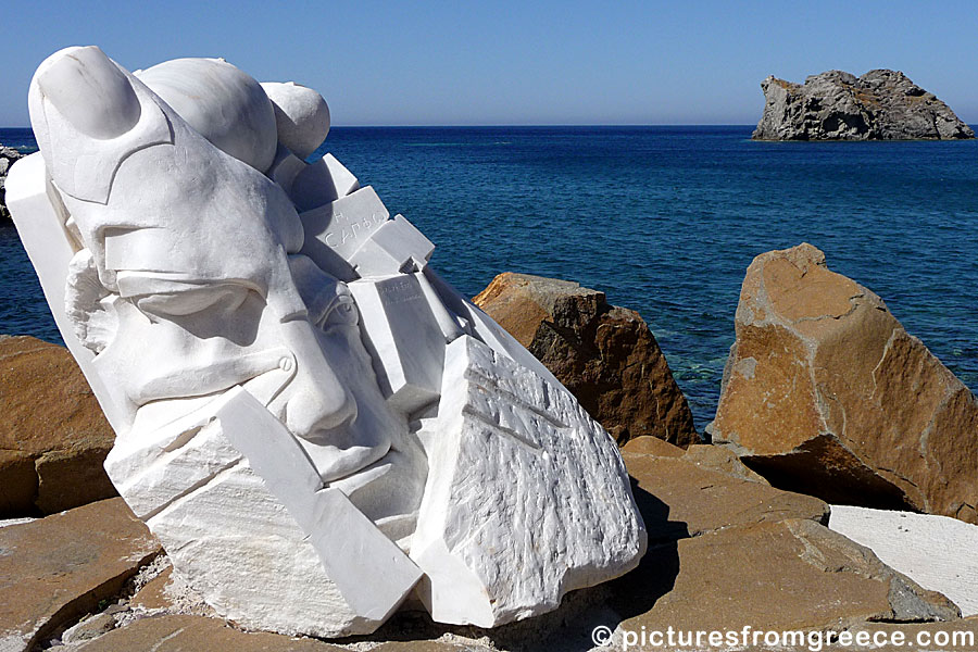 Sappho in Skala Eressos in Lesvos.