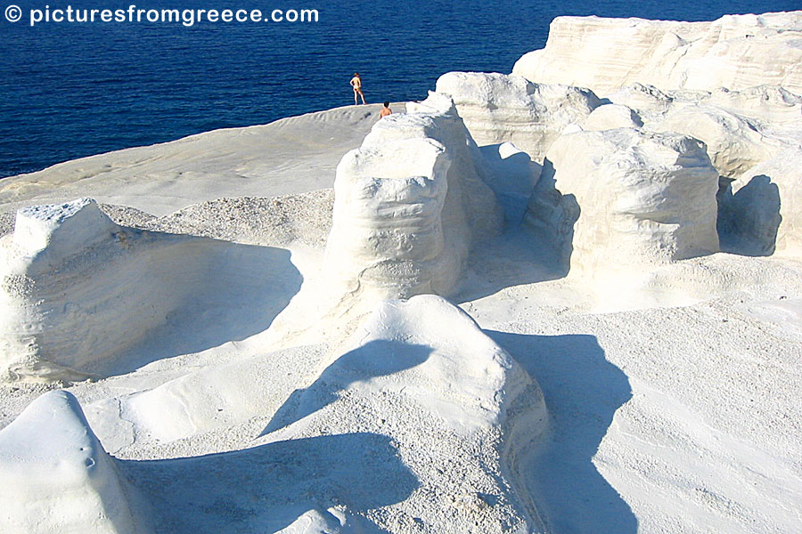 Sarakiniko in Milos.