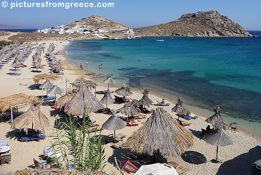 Agia Anna beach in Mykonos.